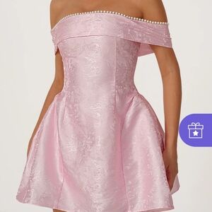 Coquette pink dress